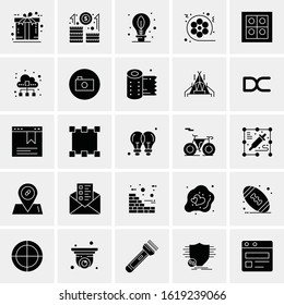 25 Universal Icons Vector illustration