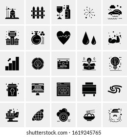 25 Universal Icons Vector illustration