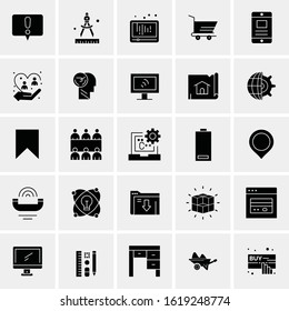 25 Universal Icons Vector illustration