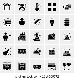 25 Universal Icons Vector illustration