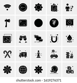 25 Universal Icons Vector illustration