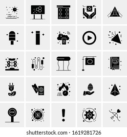 25 Universal Icons Vector illustration