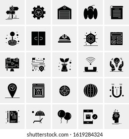 25 Universal Icons Vector illustration