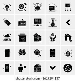 25 Universal Icons Vector illustration