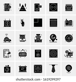 25 Universal Icons Vector illustration