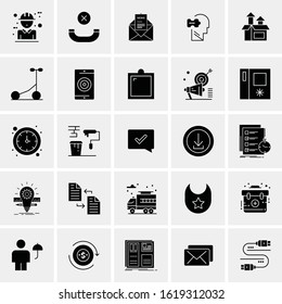 25 Universal Icons Vector illustration