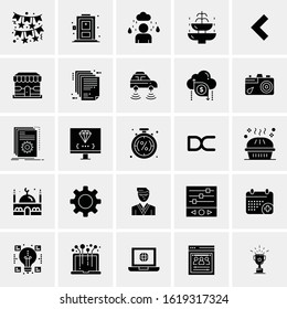 25 Universal Icons Vector illustration