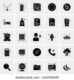 25 Universal Icons Vector illustration