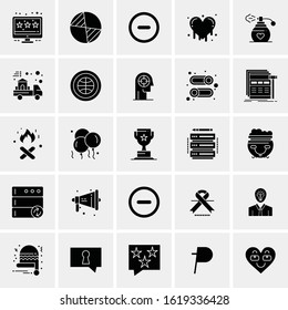 25 Universal Icons Vector illustration