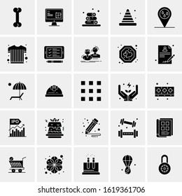 25 Universal Icons Vector illustration