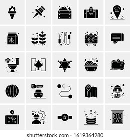 25 Universal Icons Vector illustration