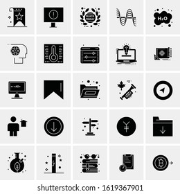 25 Universal Icons Vector illustration