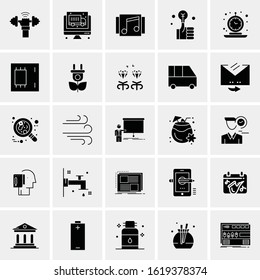 25 Universal Icons Vector illustration