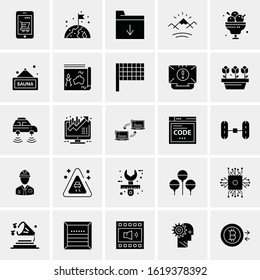 25 Universal Icons Vector illustration