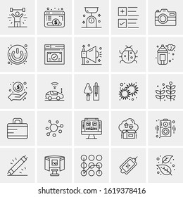 25 Universal Icons Vector illustration