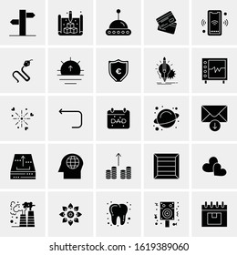 25 Universal Icons Vector illustration