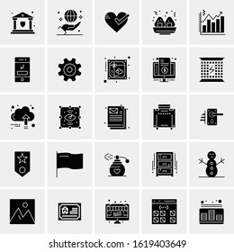 25 Universal Icons Vector illustration
