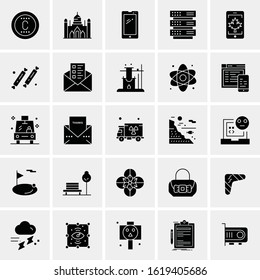 25 Universal Icons Vector illustration