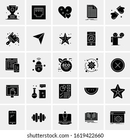 25 Universal Icons Vector illustration