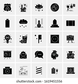 25 Universal Icons Vector illustration