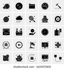 25 Universal Icons Vector illustration