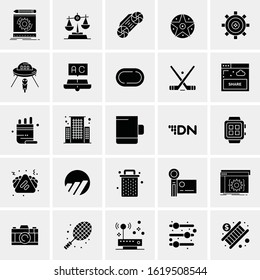 25 Universal Icons Vector illustration
