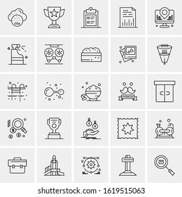 25 Universal Icons Vector illustration