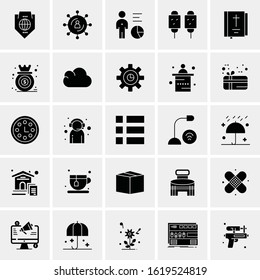 25 Universal Icons Vector illustration