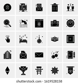 25 Universal Icons Vector illustration