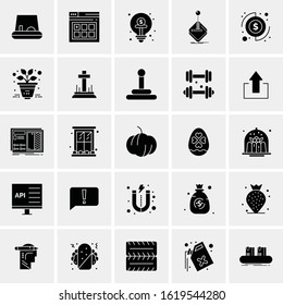 25 Universal Icons Vector illustration