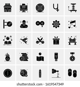 25 Universal Icons Vector illustration