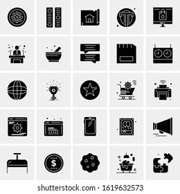 25 Universal Icons Vector illustration