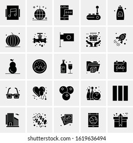 25 Universal Icons Vector illustration