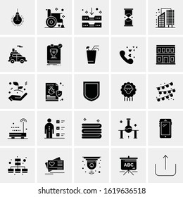 25 Universal Icons Vector illustration