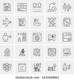 25 Universal Icons Vector illustration