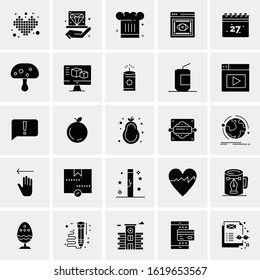 25 Universal Icons Vector illustration