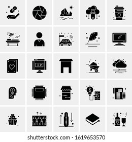 25 Universal Icons Vector illustration