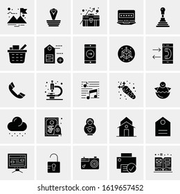25 Universal Icons Vector illustration