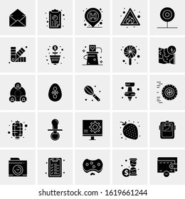 25 Universal Icons Vector illustration