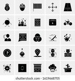 25 Universal Icons Vector illustration