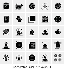 25 Universal Icons Vector illustration