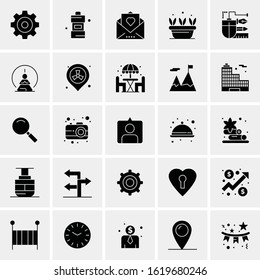 25 Universal Icons Vector illustration