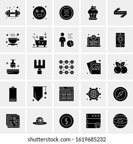 25 Universal Icons Vector illustration