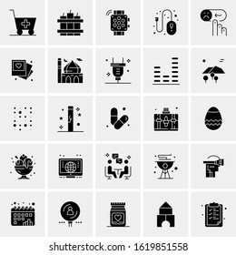 25 Universal Icons Vector illustration
