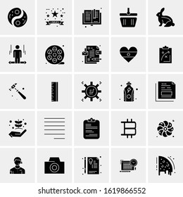 25 Universal Icons Vector illustration