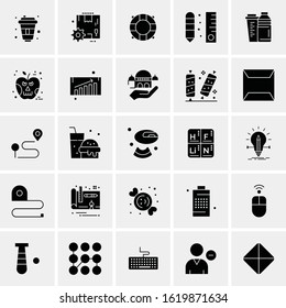 25 Universal Icons Vector illustration