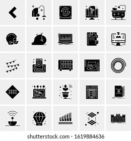 25 Universal Icons Vector illustration