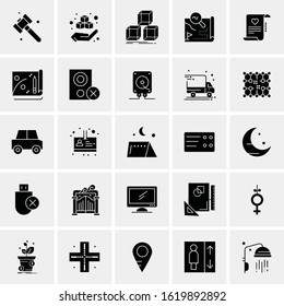 25 Universal Icons Vector illustration