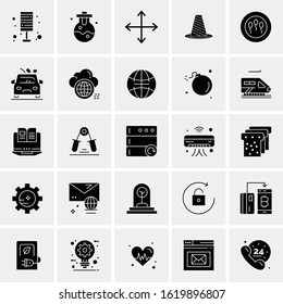 25 Universal Icons Vector illustration