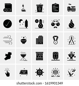 25 Universal Icons Vector illustration